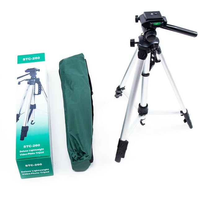 STC-260 DELUXE LIGHTWEIGHT VIDEO-PHOTO TRIPOD