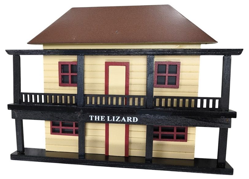 Decorative Miniature Building Model Wall Art - THE LIZARD