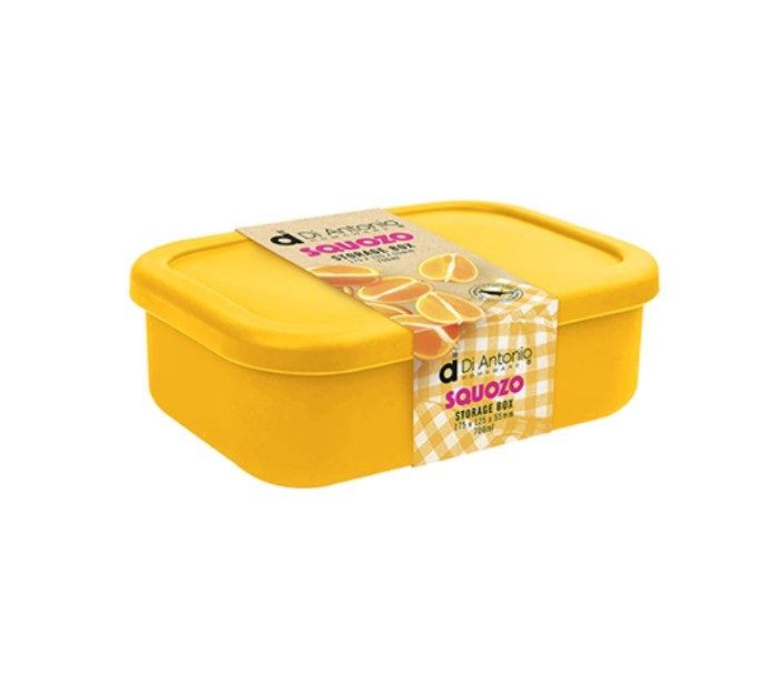 Di Antonio Squozo Rectangle Storage Box Yellow 700ml