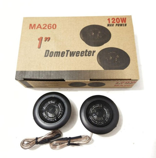 MA Audio 1” 120w Titanium Dome Tweeter (MA260)