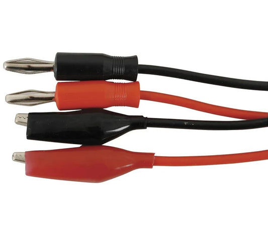 Duratech Test Cables - Banana plugs to Clips WT5320