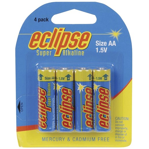 Eclipse AA Alkaline Batteries 4pk SB2425