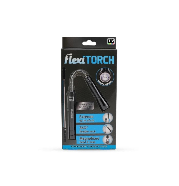 Flexi Torch Black, Chrome As Seen On TV