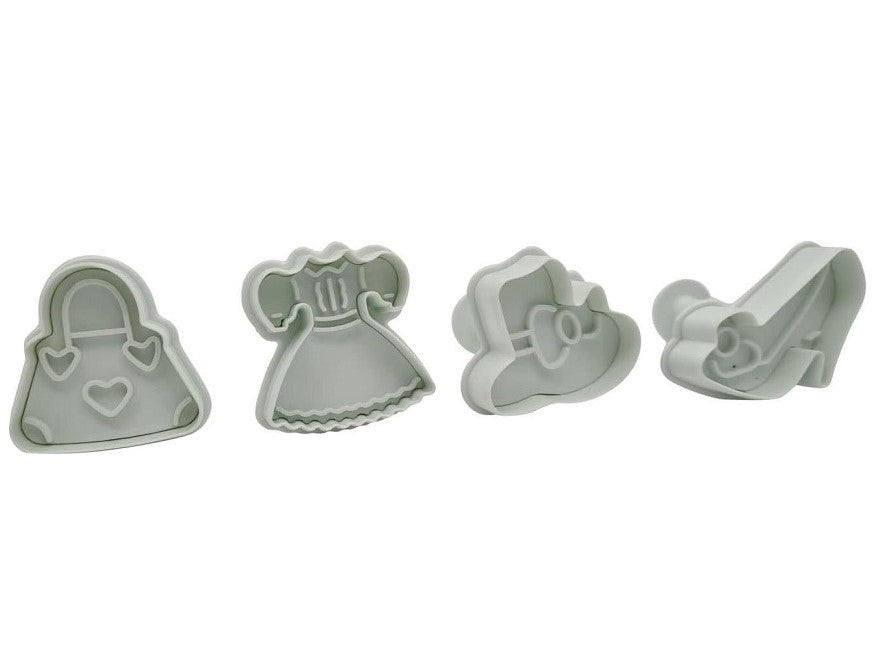 Fondant Plunger Cutter Set 4 Piece