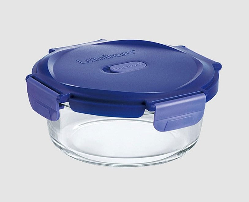 Hampton & Mason Glass Storage Container Round