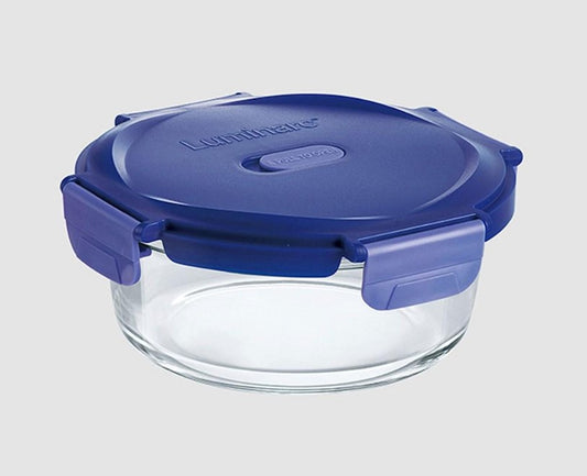 Hampton & Mason Glass Storage Container Round