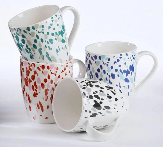 Hampton & Mason Terazzo Coffee Mugs 300ml 4pk