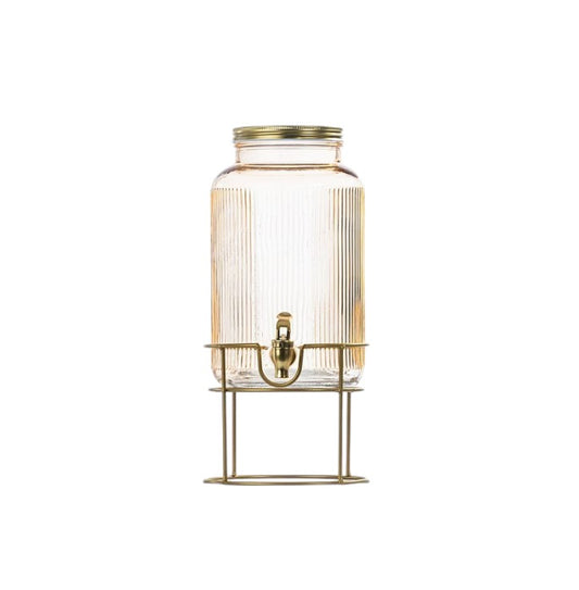 Home Co. 5.8L Drink Dispenser On Rack Champagne