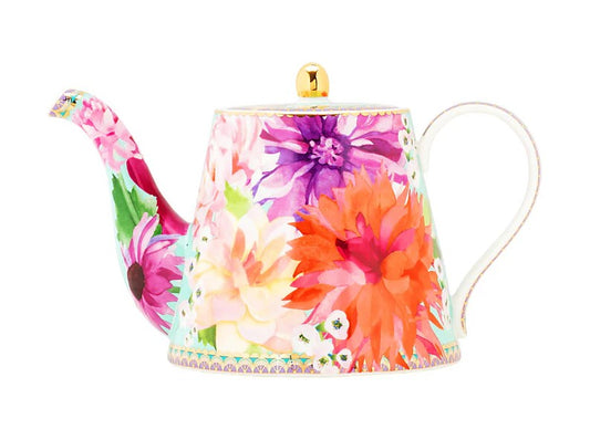 Maxwell & Williams: Teas & C's Dahlia Daze Teapot With Infuser - Sky (1L)