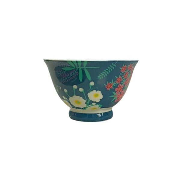 Hensen & Berry New Zealand Floral Bone China Cup In Gift Box 230ml