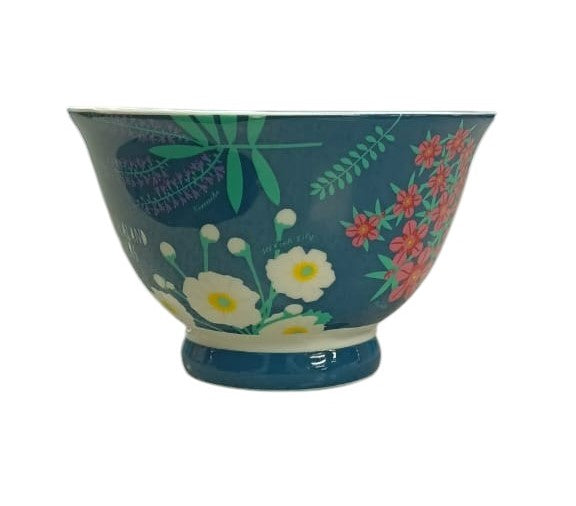 Hensen & Berry New Zealand Floral Bone China Cup In Gift Box 230ml