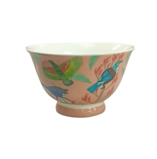 Clearance: Hensen & Berry New Zealand Native Birds Bone China Cup In Gift Box 230ml