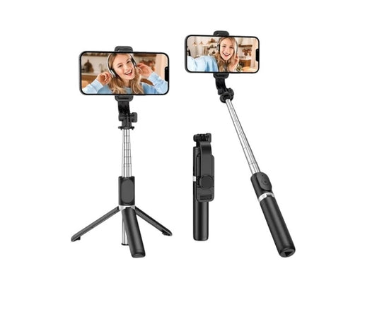 Nexus Selfie Stick and Tripod - Black