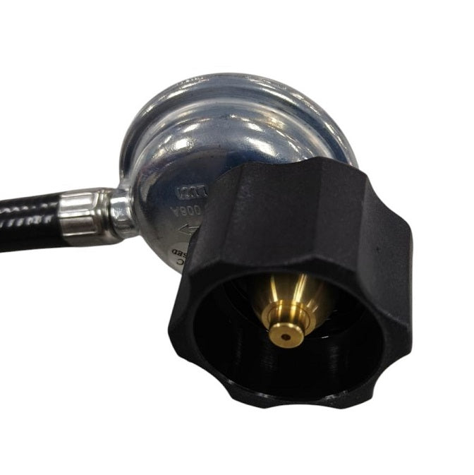 LPG QCC Gas Regulator PVC Hose 1/4" Swivel Nut