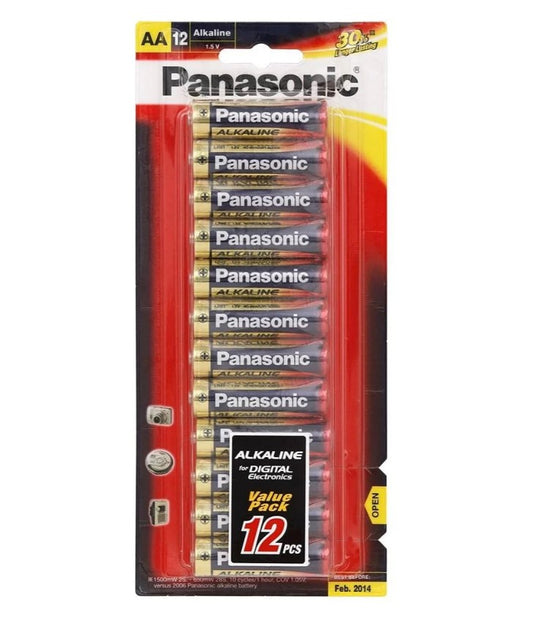 Panasonic LR6T/12B Battery AA 12 Pack