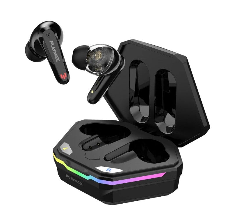 Playmax True Wireless Gaming Earbud - RGB Hex