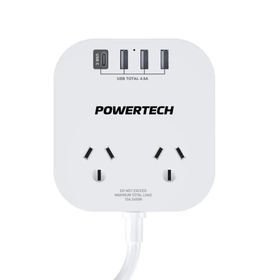 Powertech 2 Way Desktop Power board- 4.8A MS4093