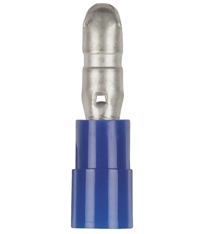 Powertech 4mm Bullet Male - Blue - Pack of 8 PT4600