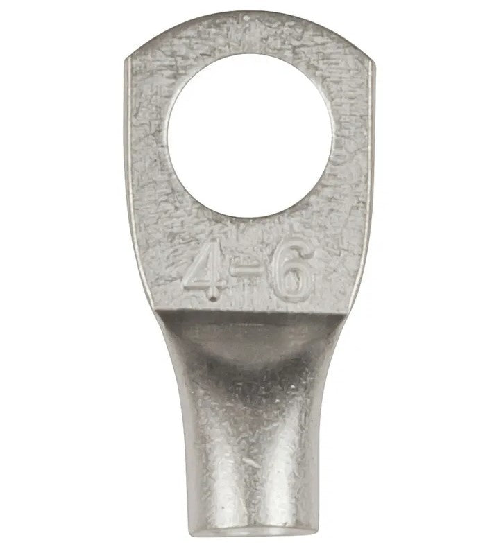 Powertech 6mm Non-Insulated Eye Terminal 4mm2 14-12AWG Pack of 8 PT4932