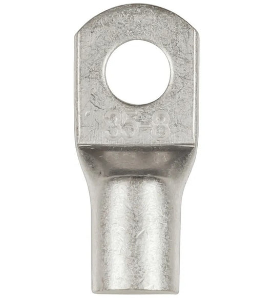 Powertech 8mm Non-Insulated Eye Terminal 35mm2 2AWG Pack of 4 PT4938