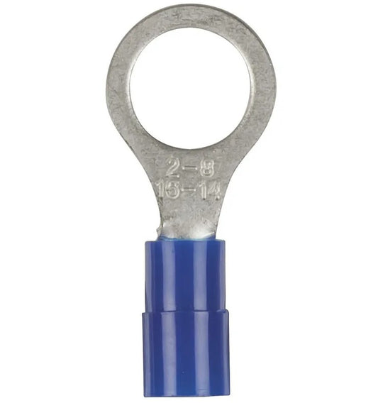 Powertech Blue 8mm Eye Terminal - Pack of 8 PT4618