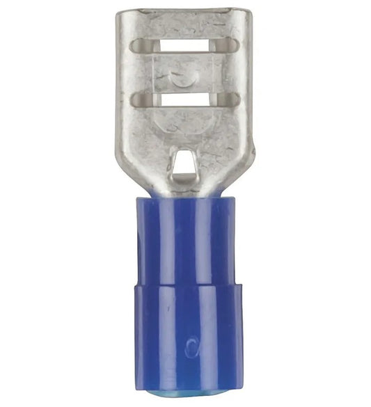 Powertech Mini Female Spade - Blue - Pack of 8 PT4622