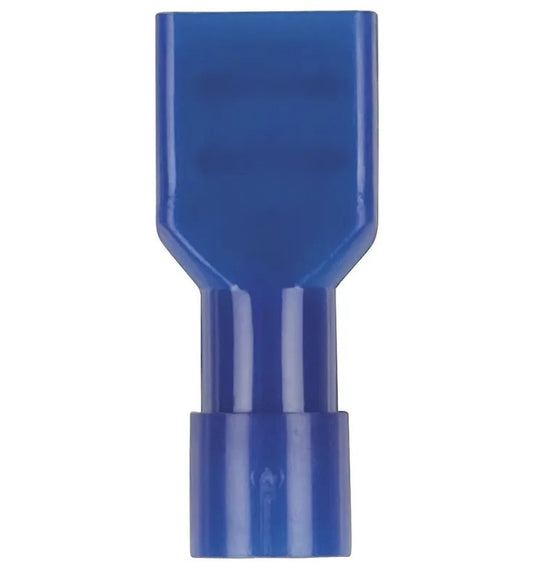 Powertech Fully Insulated Female Spade - Blue - Pack of 8 PT4625