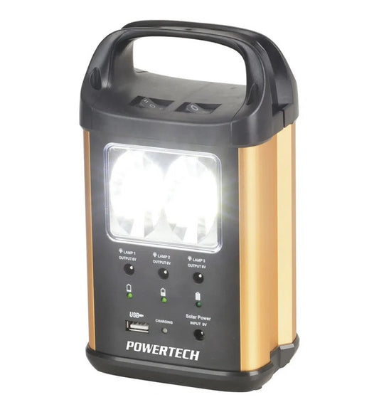 Powertech Solar Recharge LED Light Kit MB3699
