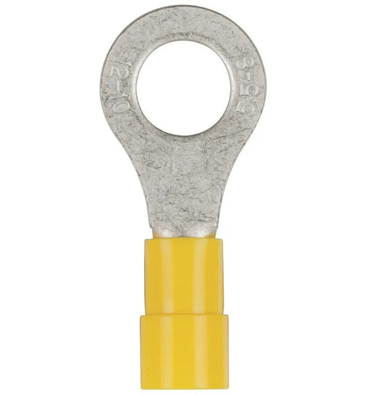 Powertech Yellow 8mm Eye Terminal - Pack 8 PT4718