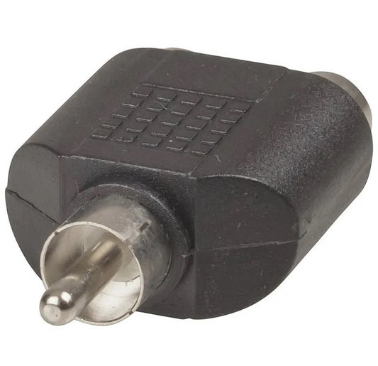 RCA Plug to 2 RCA Socket Adaptor PA3560