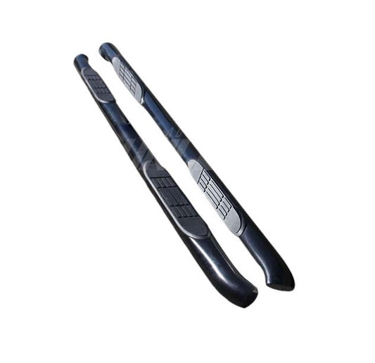 Running Board Side Steps for Toyota Hilux Revo Rocco 2015-Current Black (Round)