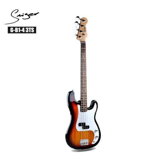 SMIGER ELECTRIC BASS GUITAR - SUNBURST