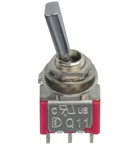 SPDT Flattened Actuator Mini Toggle Switch ST0546
