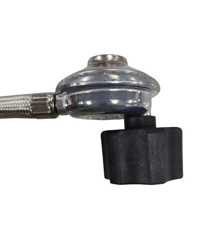 Double Burner Auto Ignition Stainless Steel Panel Gas Stove - 2-01SRBP-1