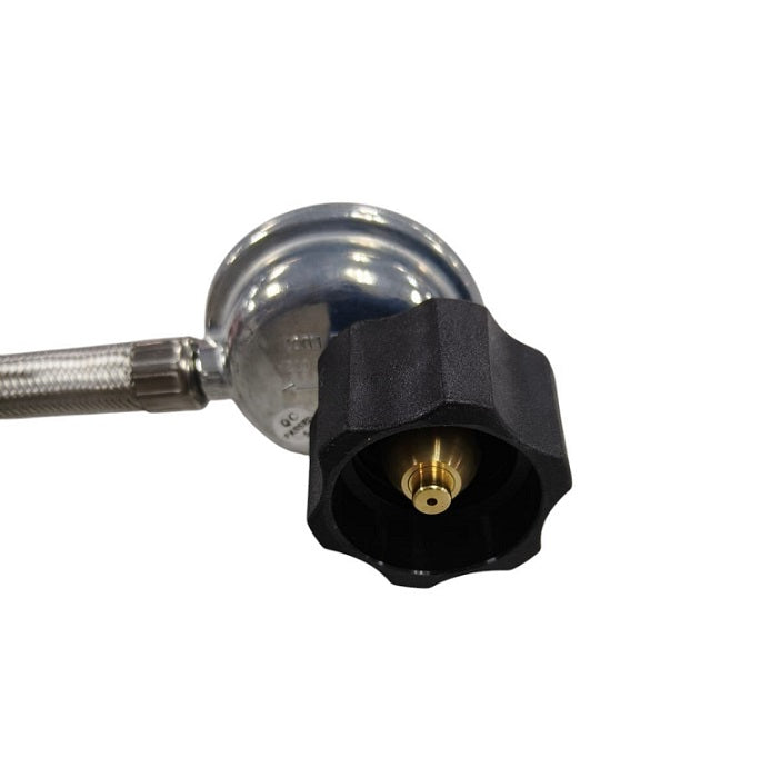 Double Burner Auto Ignition Stainless Steel Panel Gas Stove - 2-01SRBP-1