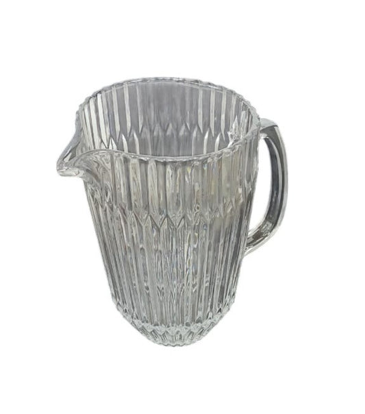 Salt&Pepper INDIO Ribbed Transparent Glass Jug 1.5L
