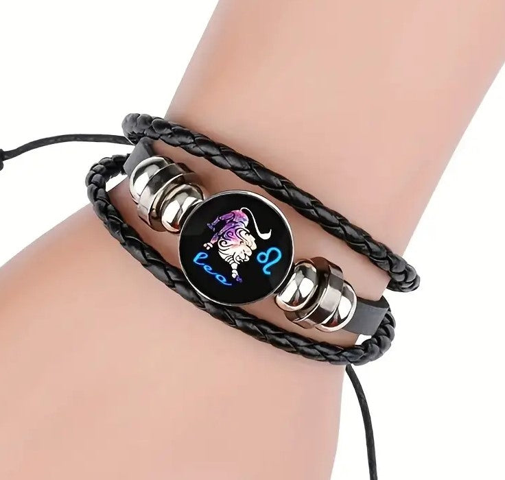BULK BUY 200pcs 12 Horoscope Zodiac Bracelet Unisex