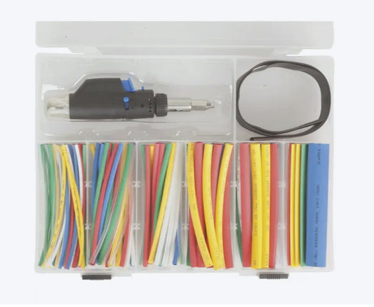 161 Piece Heatshrink Pack with Gas Powered Heat Blower TH1620