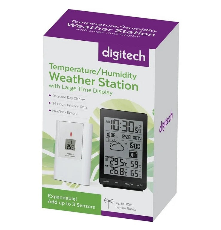 Digitech Temperature/Humidity Weather Station XC0412