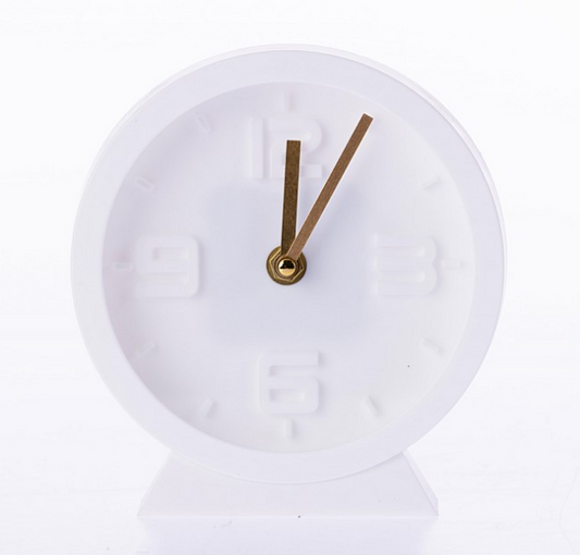 Home Co. Lara Table Clock White