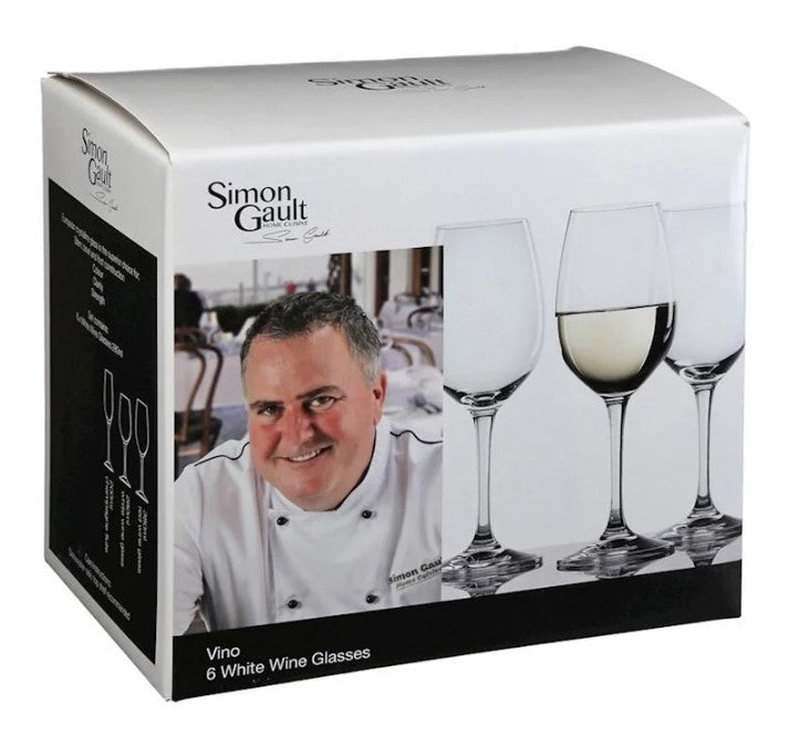 Simon Gault Vino Vino White Wine Glass 280ml 6pk