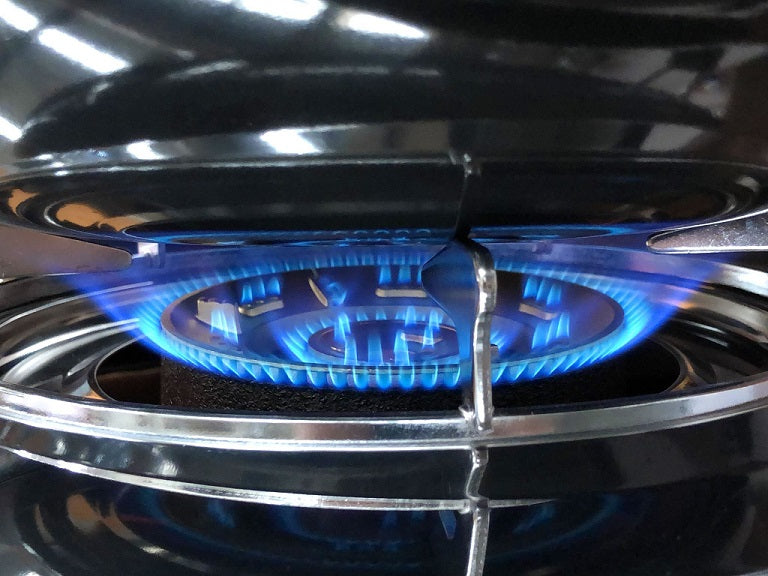 Single Burner Auto Ignition Stainless Steel Panel Gas Stove 1-04SNNCP-1