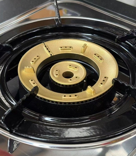 Single Burner Auto Ignition Stainless Steel Panel Gas Stove 1-04SNNCP-1