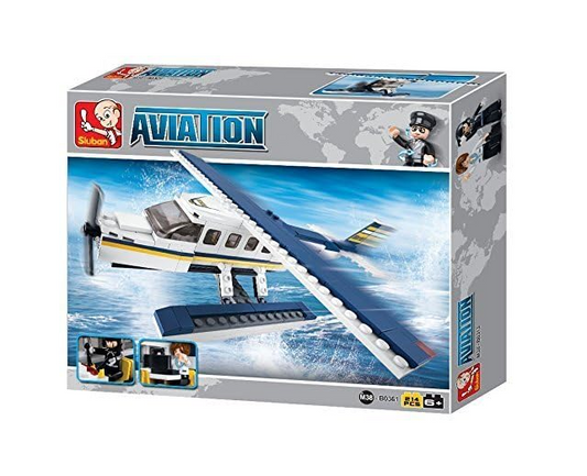Sluban Aviation Seaplane Building Block-214PCS M38-B0361