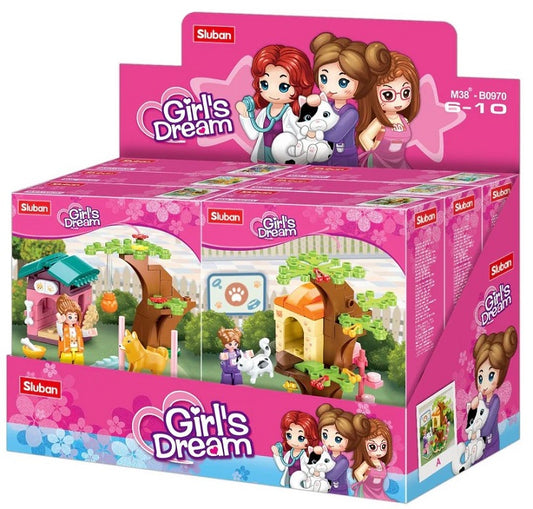 Sluban Brick Girls Dream Pet Amusement Park M38-B0970