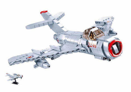 Sluban Modelbricks MIG-15 Russian Fighter Jet - 583 Pieces M38-B0983