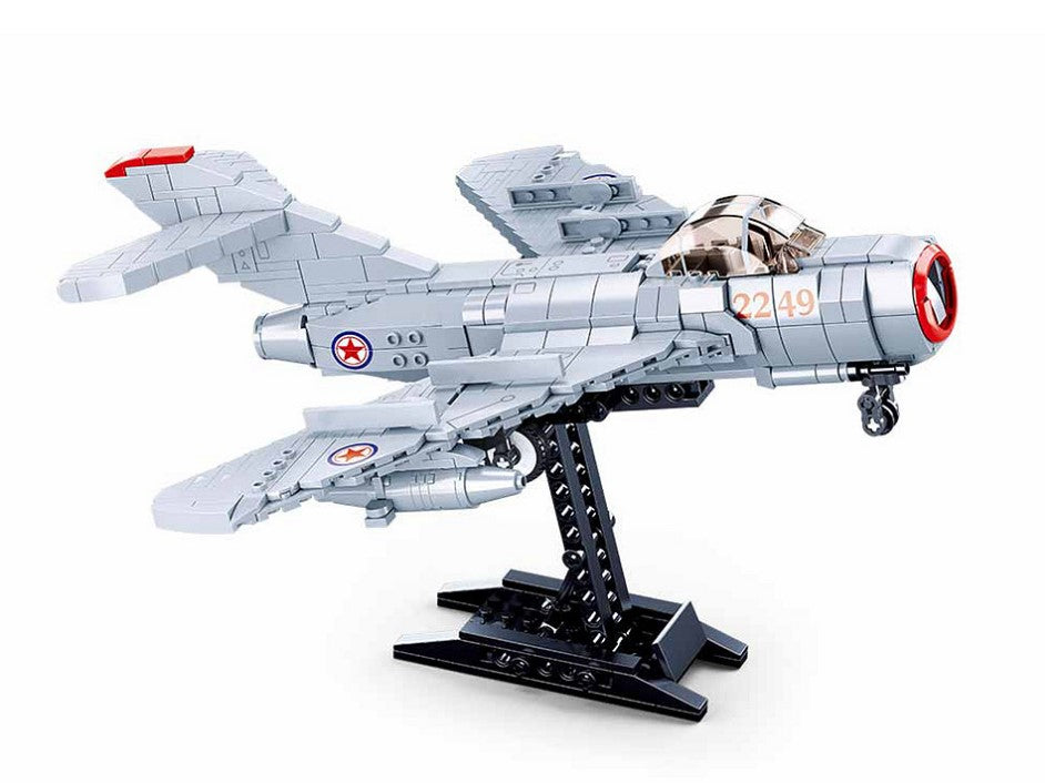 Sluban Modelbricks MIG-15 Russian Fighter Jet - 583 Pieces M38-B0983