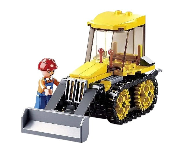 Sluban Town Construction Small Bulldozer 132 Pieces M38-B0377D