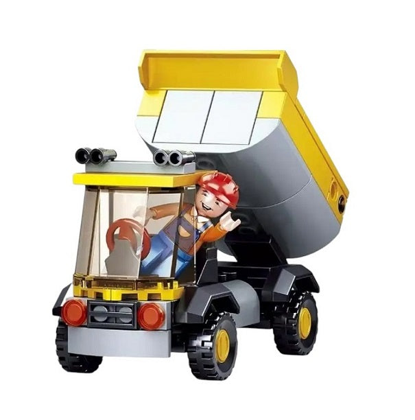 Sluban Town Construction Small Dump Truck 83 Pieces M38-B0377A
