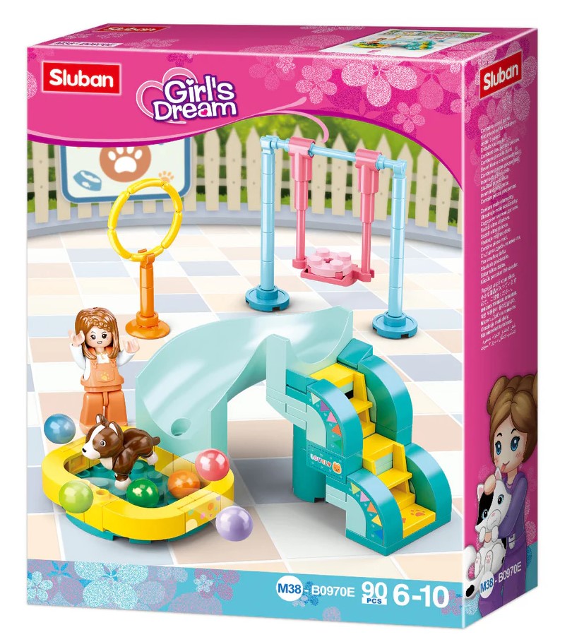 Sluban Brick Girls Dream Pet Amusement Park M38-B0970